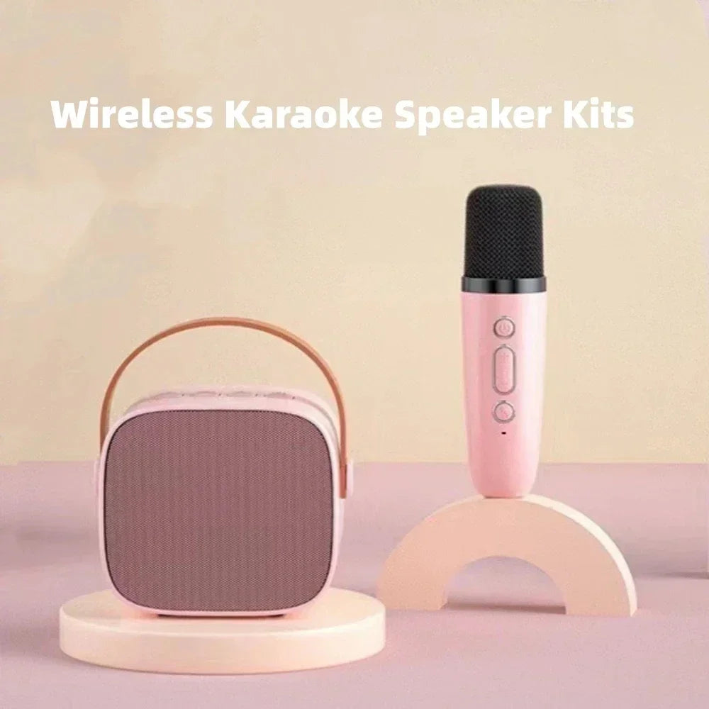 Karaoke Wireless Dual Microphones Machine For Kids