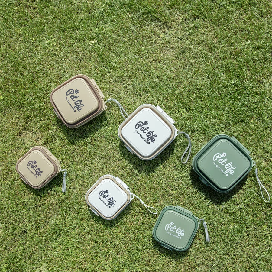 Thickened Folding Pet Bowls