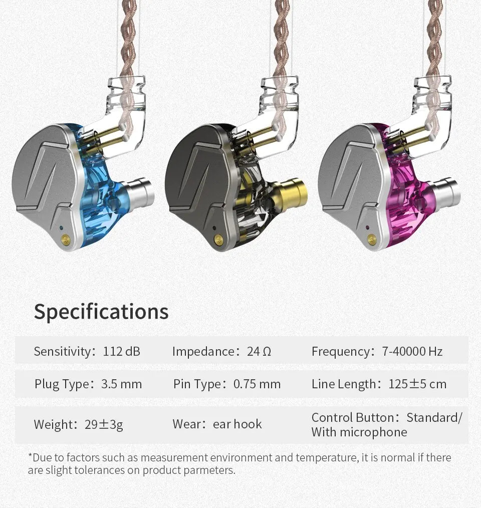 KZ ZSN PRO Hybrid In-Ear Earphones