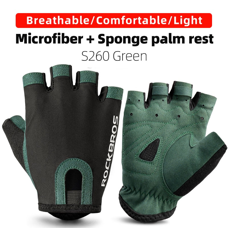 Cycling Gloves Half Finger Shockproof Wear - BestShop