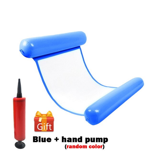 Floating Water Hammock Float Lounger Floating Toys Inflatable Floating Bed Chair Swimming Pool Foldable Inflatable Hammock Bed - BestShop