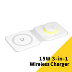 Load image into Gallery viewer, Essager 3 in 1 Magnetic 15W Wireless Foldable Charger - BestShop
