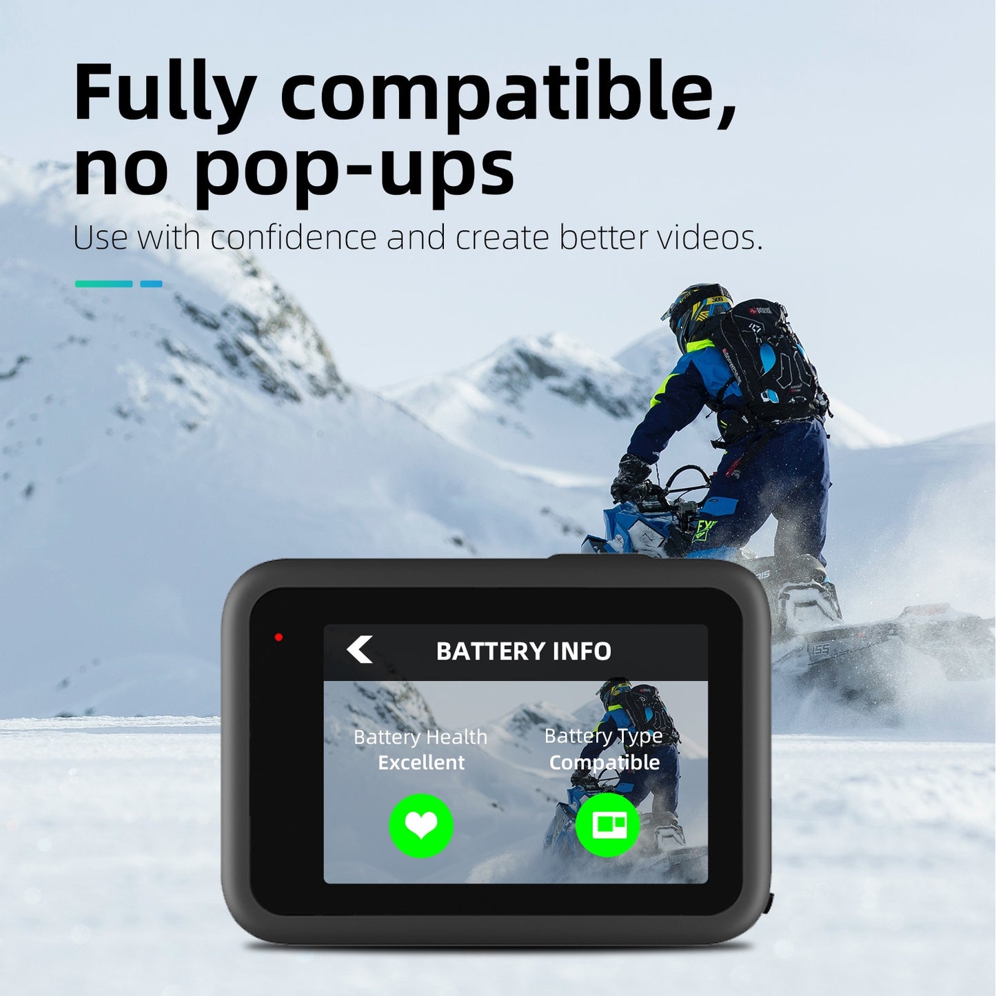 TELESIN Battery For GoPro Hero 10 11 1750 mAh - BestShop