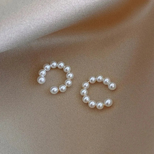 Korean Elegant Imitation Pearl Earrings