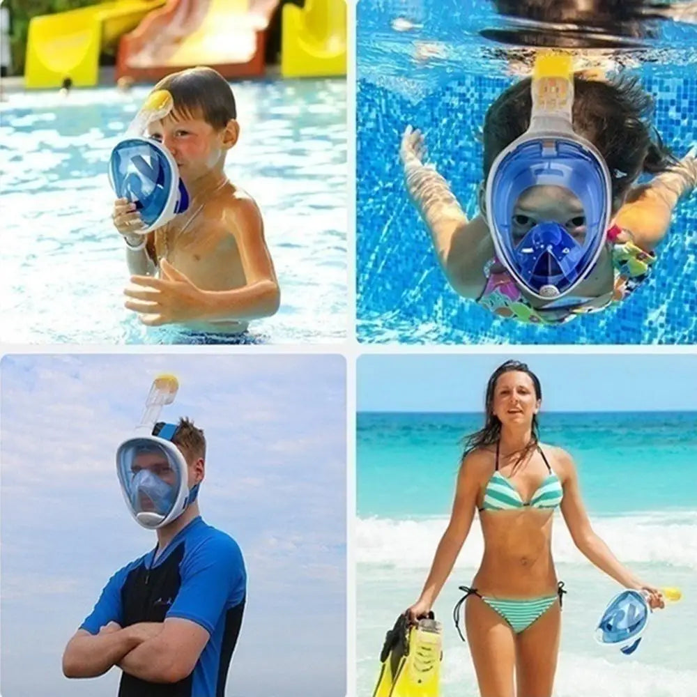 Underwater Scuba Anti Fog Full Face Diving Mask