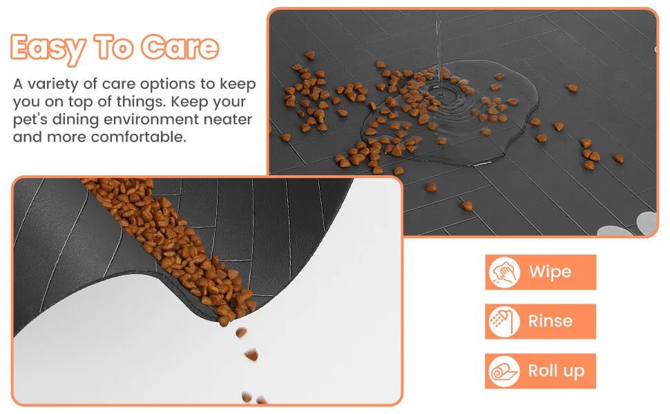 Pet Feeding Mat-Absorbent Pet Placemat