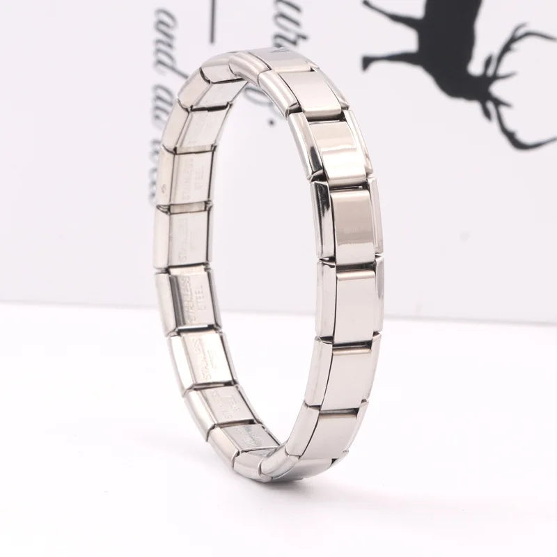 Moonstone Stainless Steel Carving Bracelet