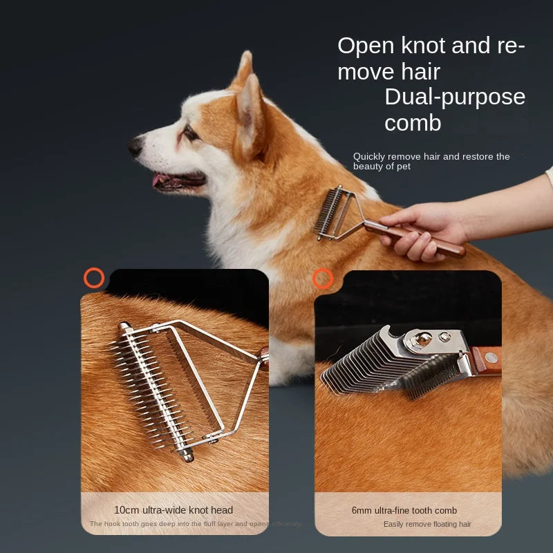 Self-Cleaning Pet Grooming Brush