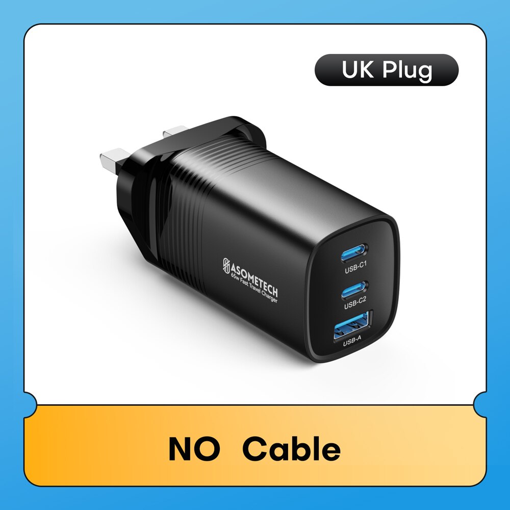 ASOMETECH USB Type C Charger 65W 45W Quick Charger - BestShop