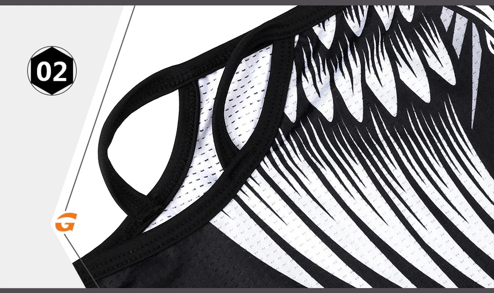 Bufanda triangular con orejas colgantes de verano con calavera 3D