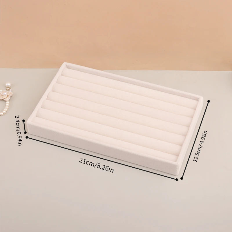 Velvet Jewelry Tray Storage Drawer