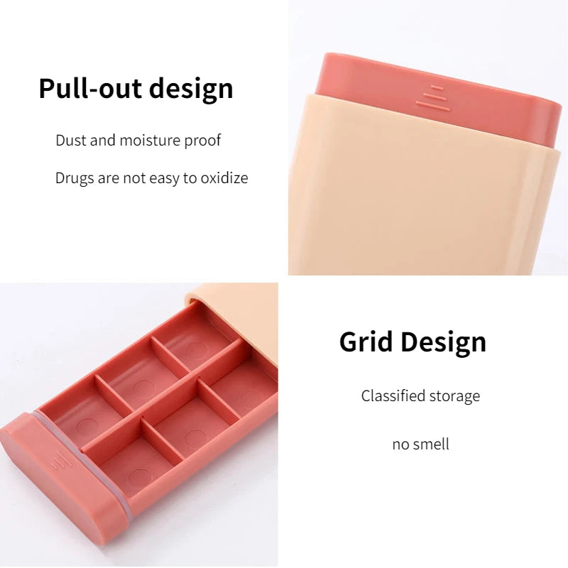 Mini Small Portable Travel Vitamin Box Pill Cases