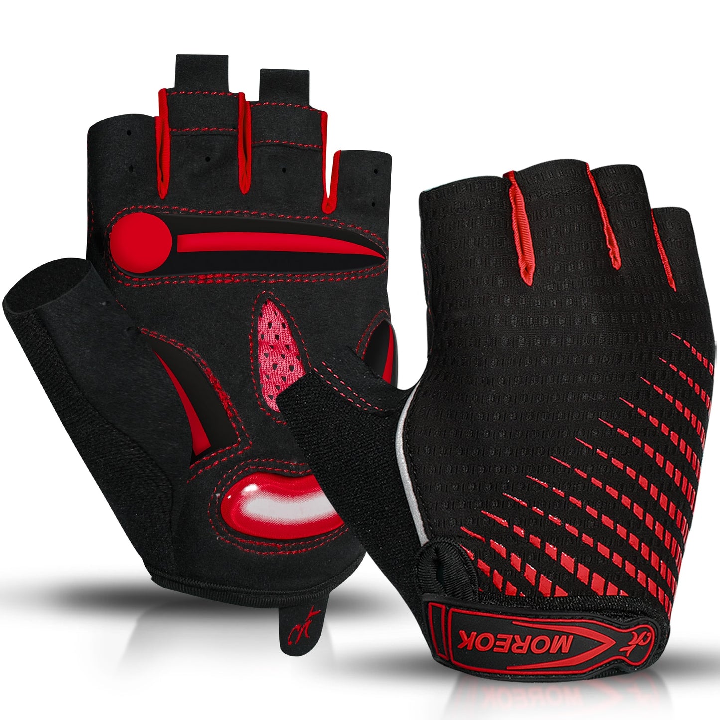 MOREOK Bike Gloves 5MM Liquid Gel Pad Bicycle Gloves Shockproof - BestShop
