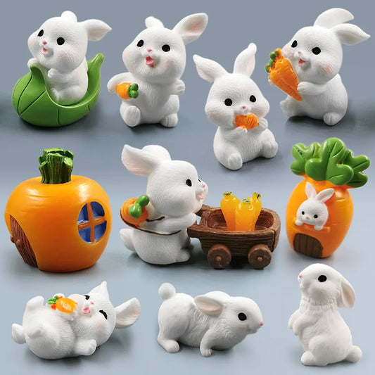 Easter Cute Rabbit Figurine