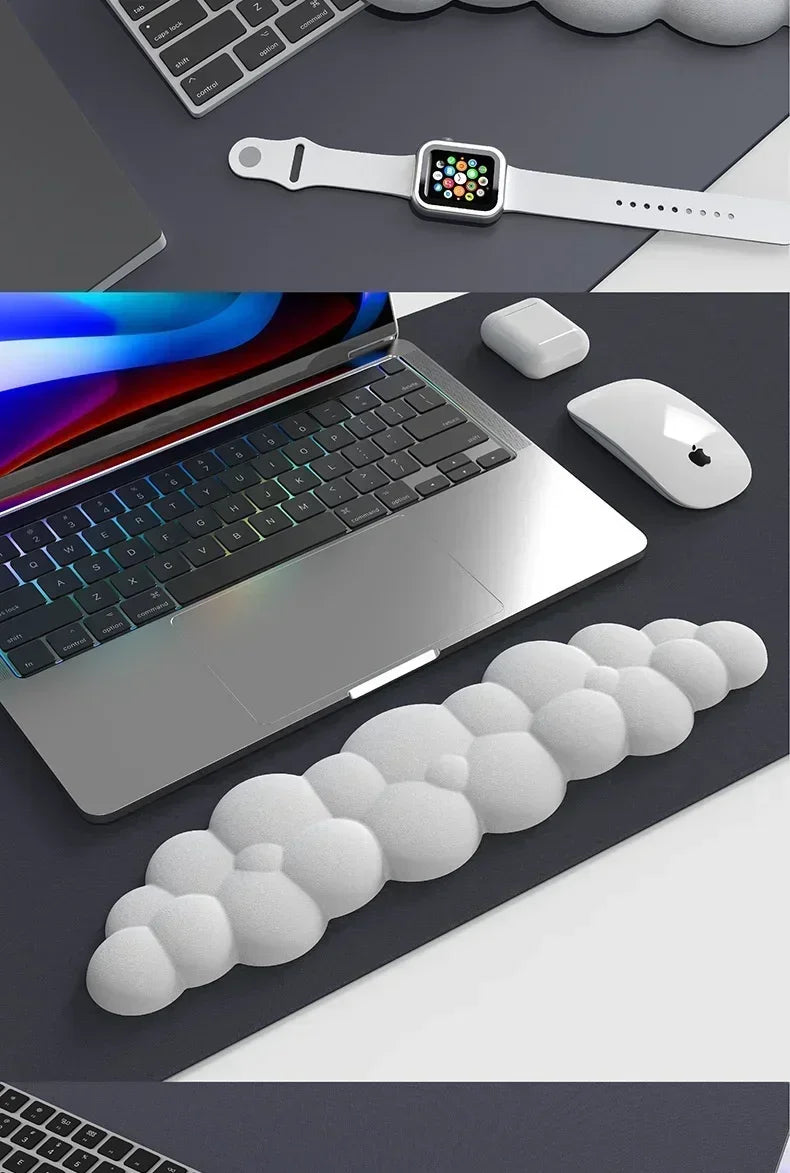 Cloud Mouse pad with wrist rest
