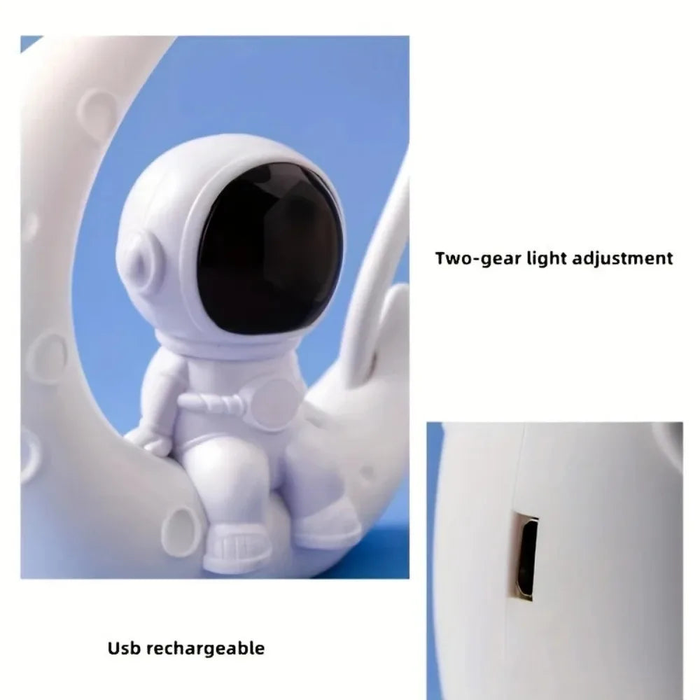 Creative Moon Astronaut LED Nightlight
