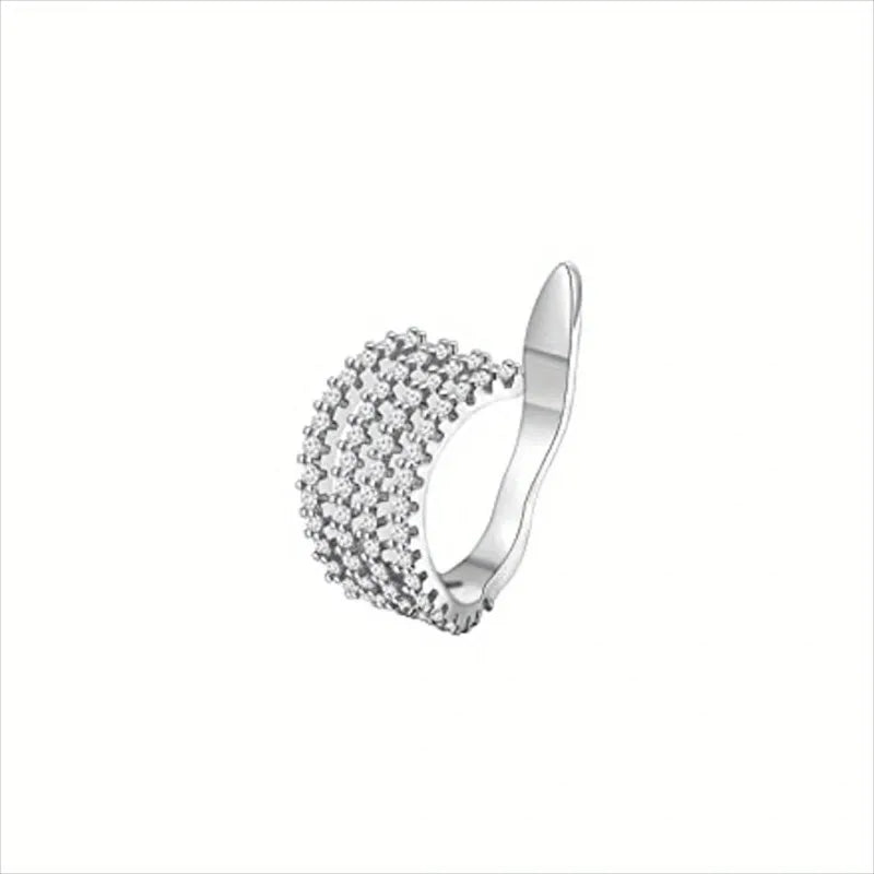 Cute Metal Leaf Earcuff Clip-On Earring