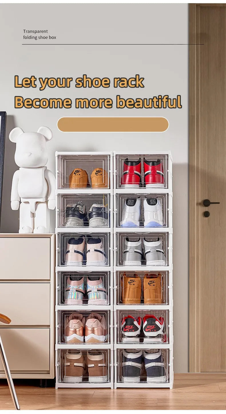 6 Layers Shoes Box Storage Organizers
