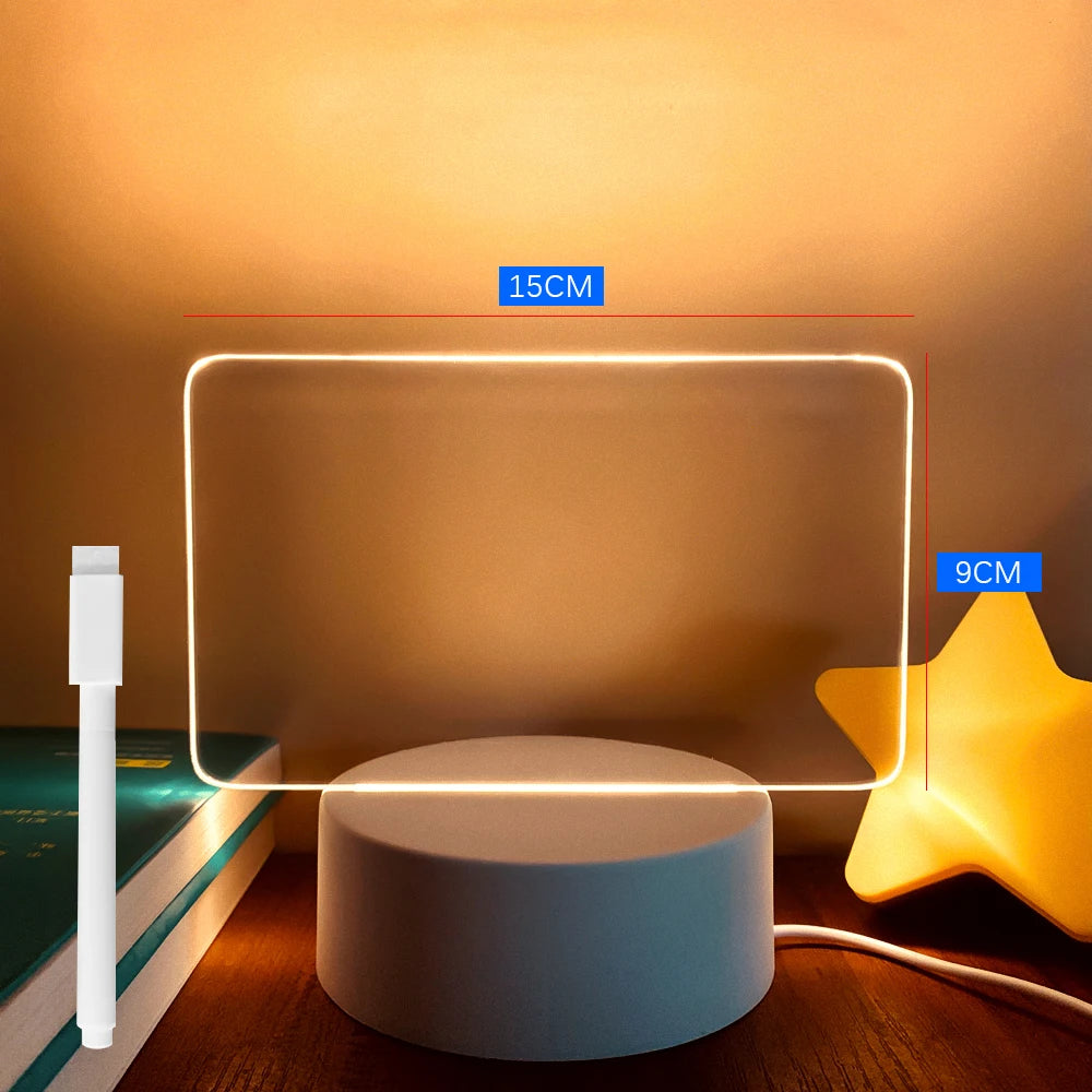 Note Board Creative Led Night Light