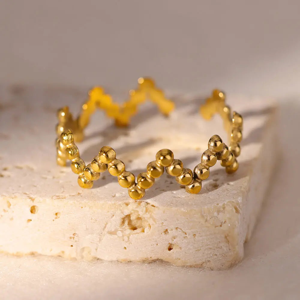 Gold Color Stainless Steel Rings