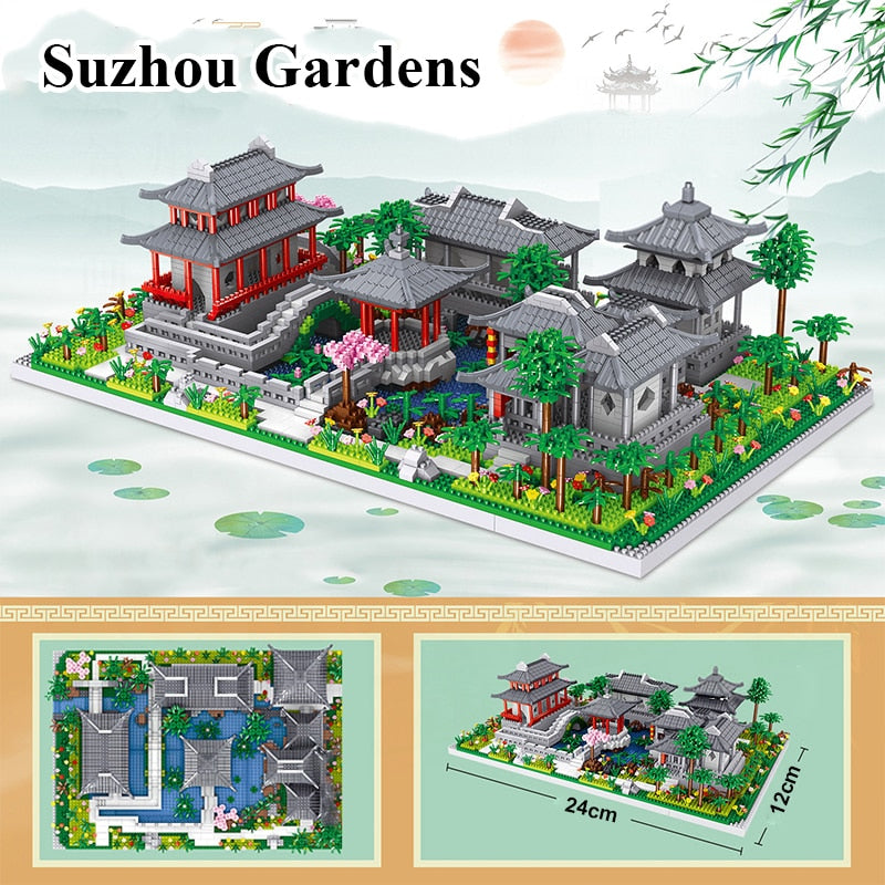 China Suzhou Classic Garden Series Famous Building Block Set - BestShop