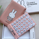 Load image into Gallery viewer, Miffy X MIPOW Mini Folding Keyboard For iPhone ipad - BestShop
