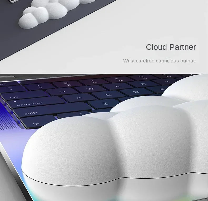 Cloud Mouse pad with wrist rest