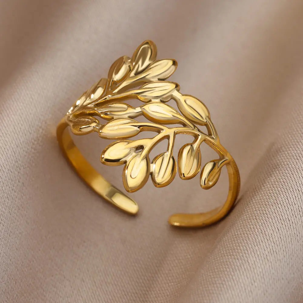 Gold Color Stainless Steel Rings