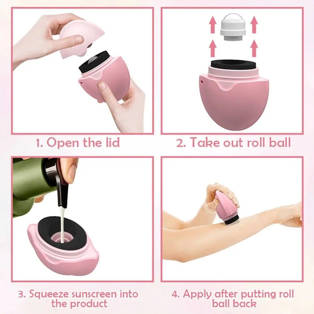 Silicone Sunscreen Roller Applicator
