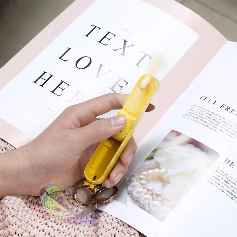 Cute Mini Fan Kipas Portable Hand Fold