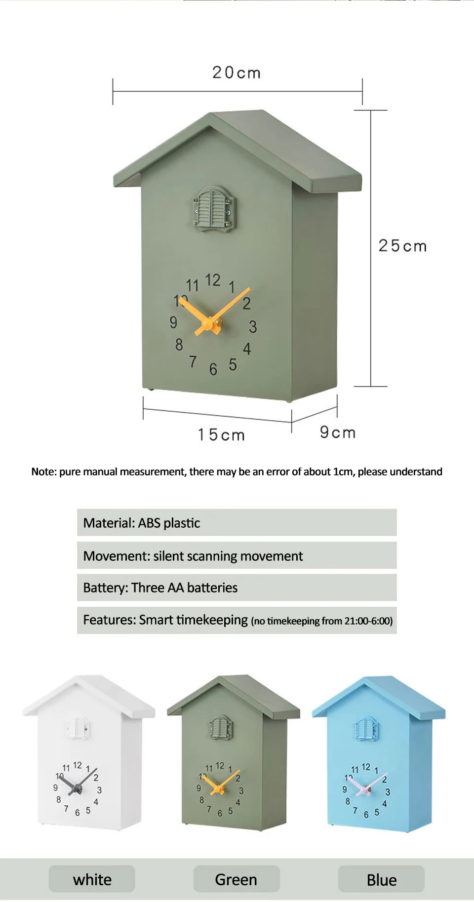 Cuckoo Quartz Wall Clock