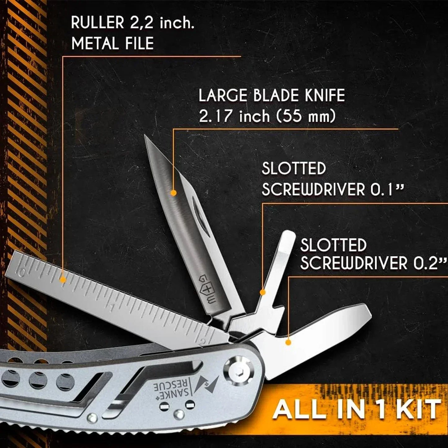24-in-1 Multitool Pliers for All Adventures