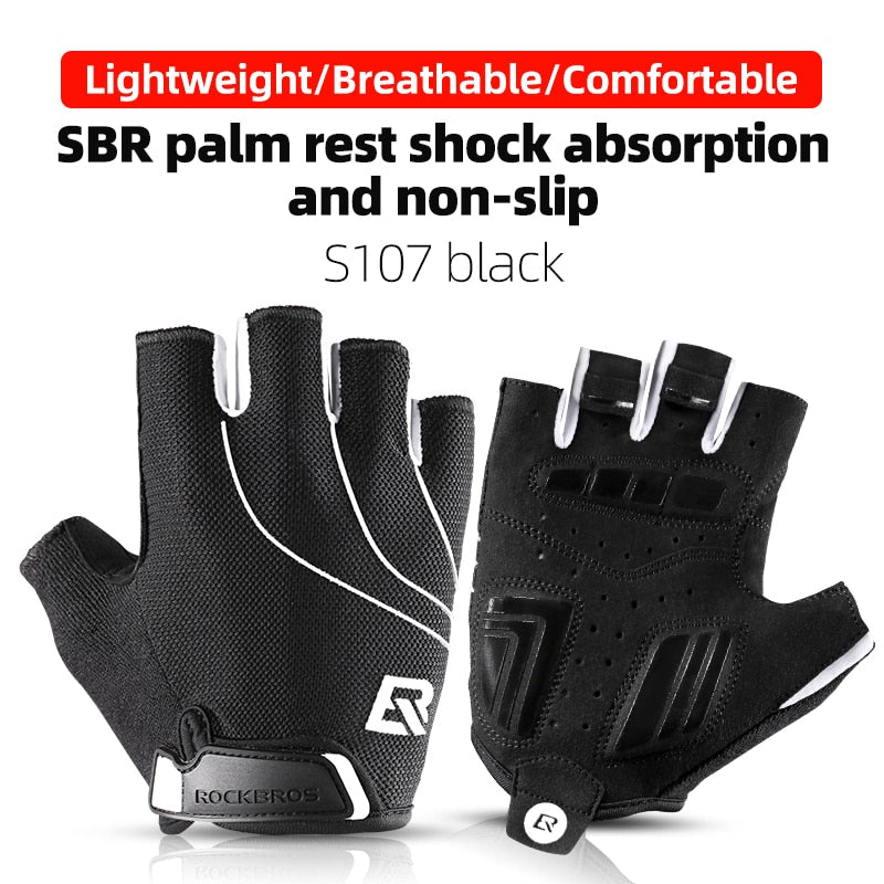 Cycling Gloves Half Finger Shockproof Wear - BestShop