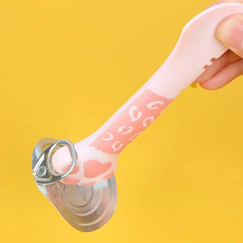 Long handled pet canned food spoon