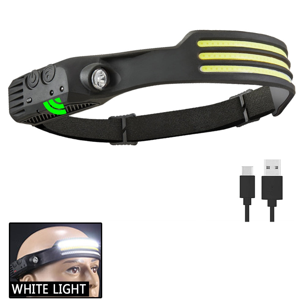 Sensor Headlamp COB LED Head Lamp - BestShop