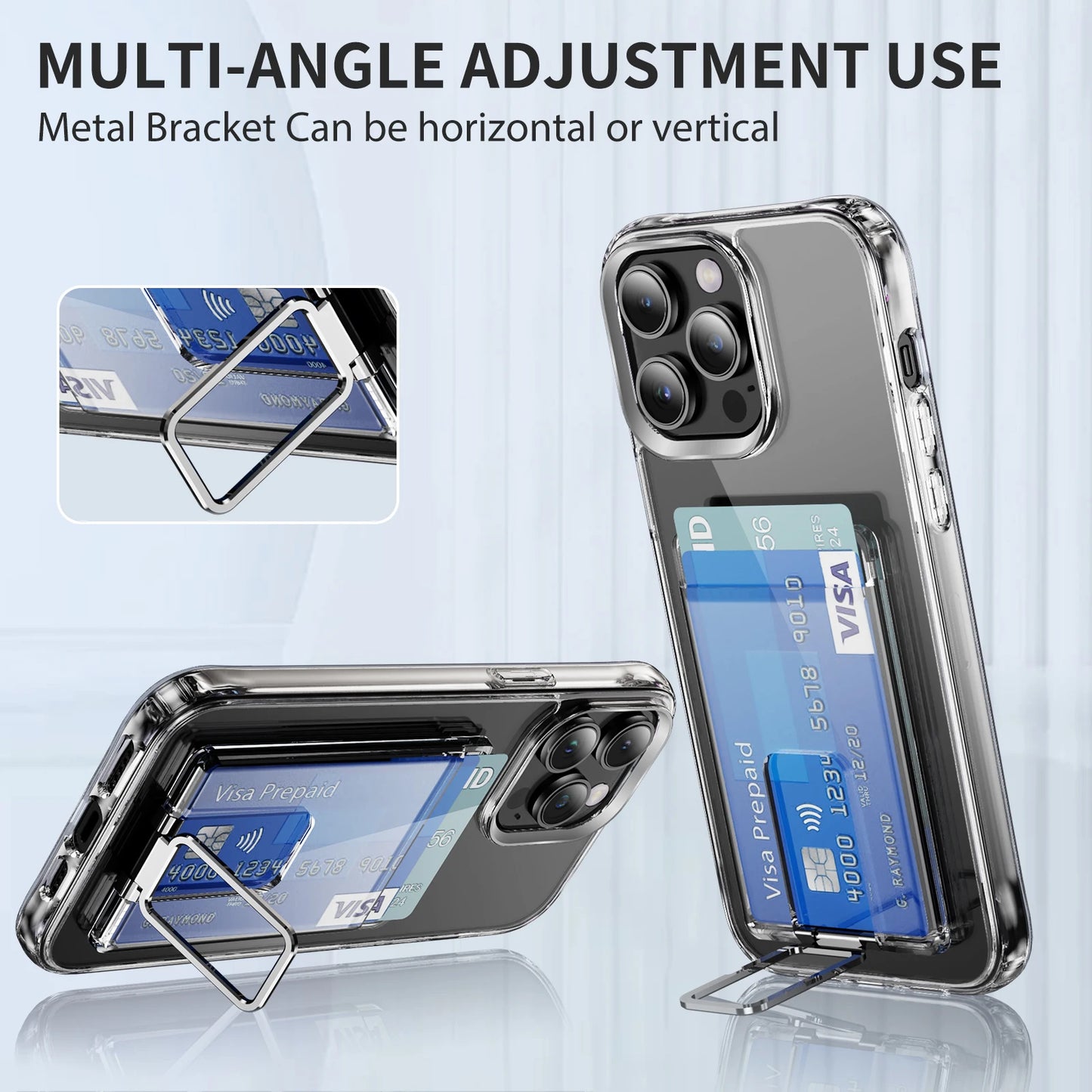 Transparent Magnetic For Magsafe Card Wallet