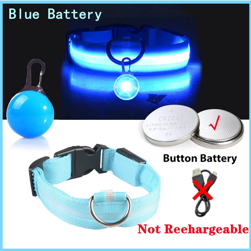 Usb Charging Glowing Dog Collar