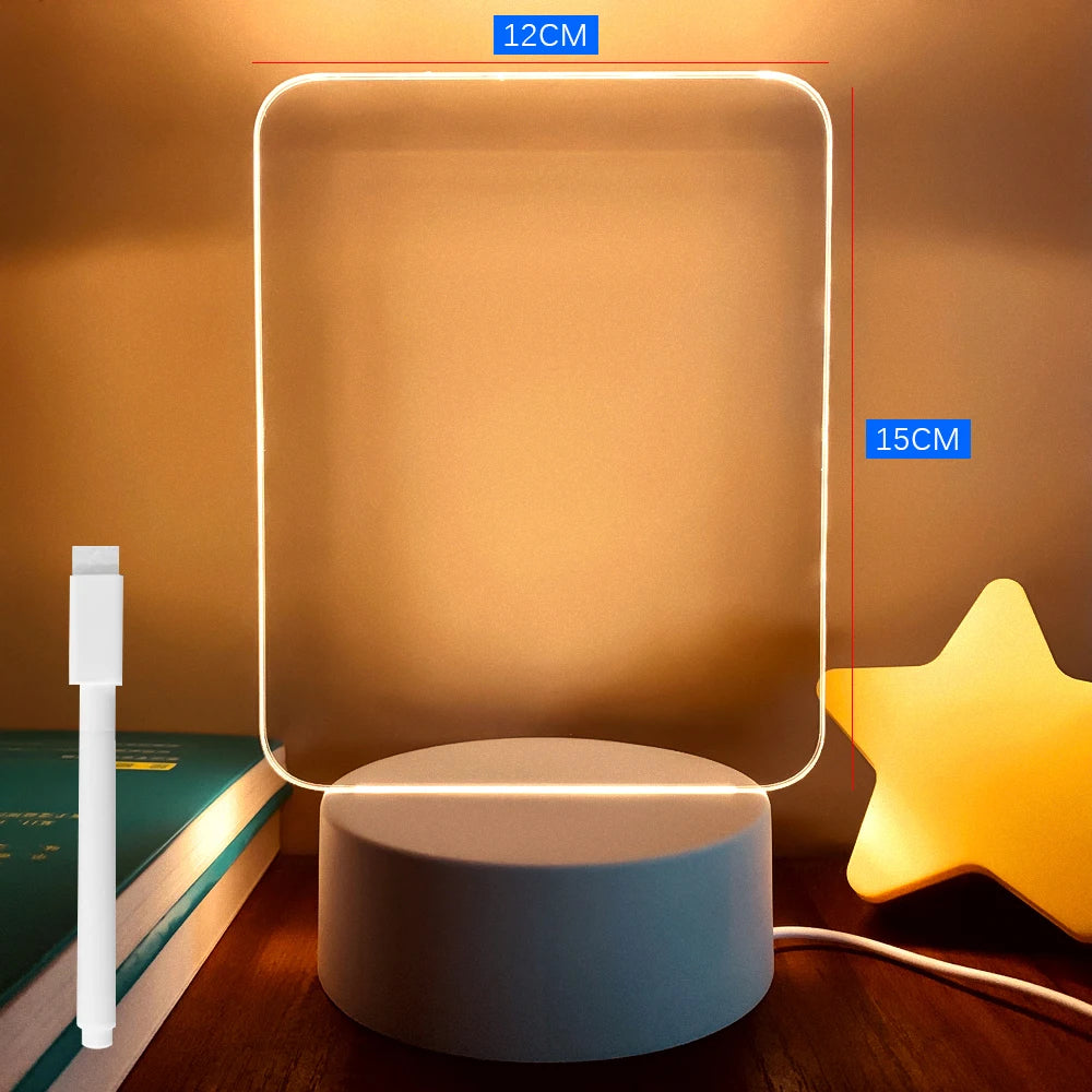 Note Board Creative Led Night Light
