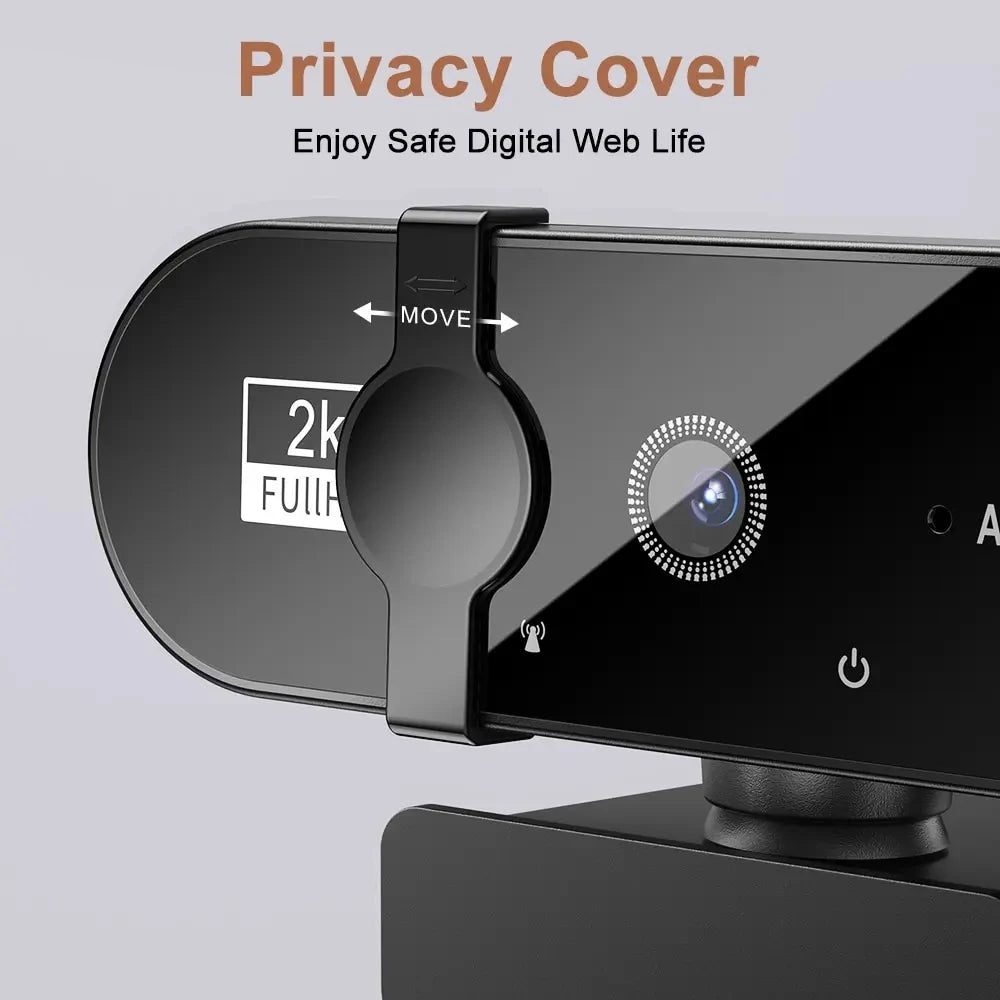 4K Webcam 1080P Mini Camera with Microphone