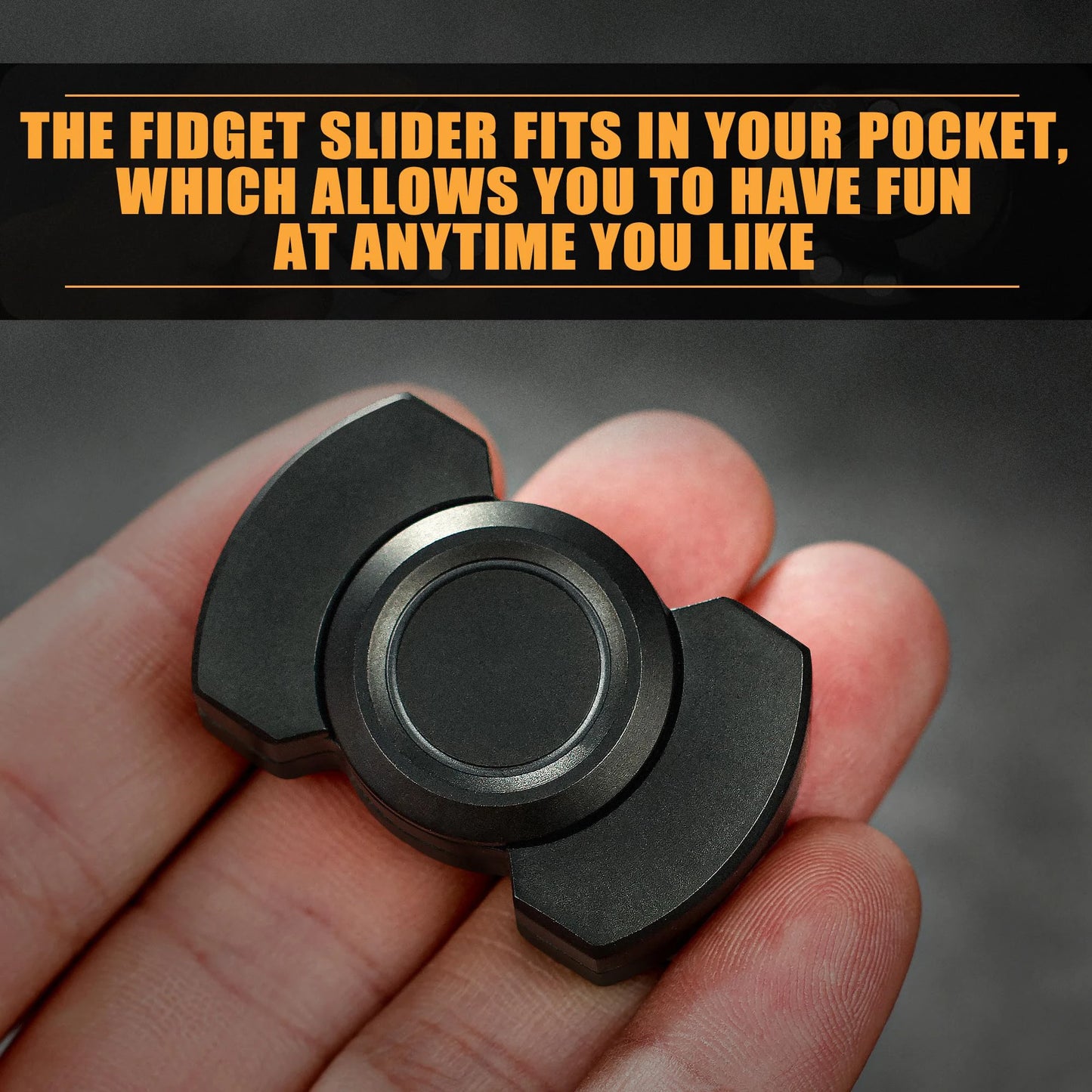 Stainless Steels 3 in 1 Fidget Spinner and Slider