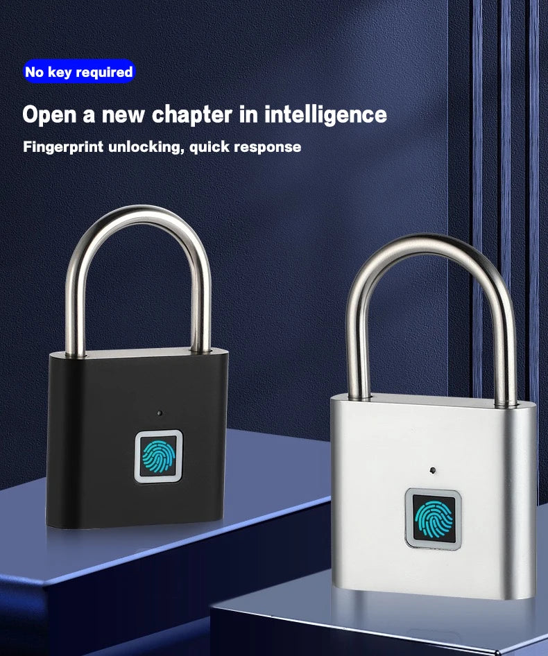 Rechargeable Fingerprint Padlock