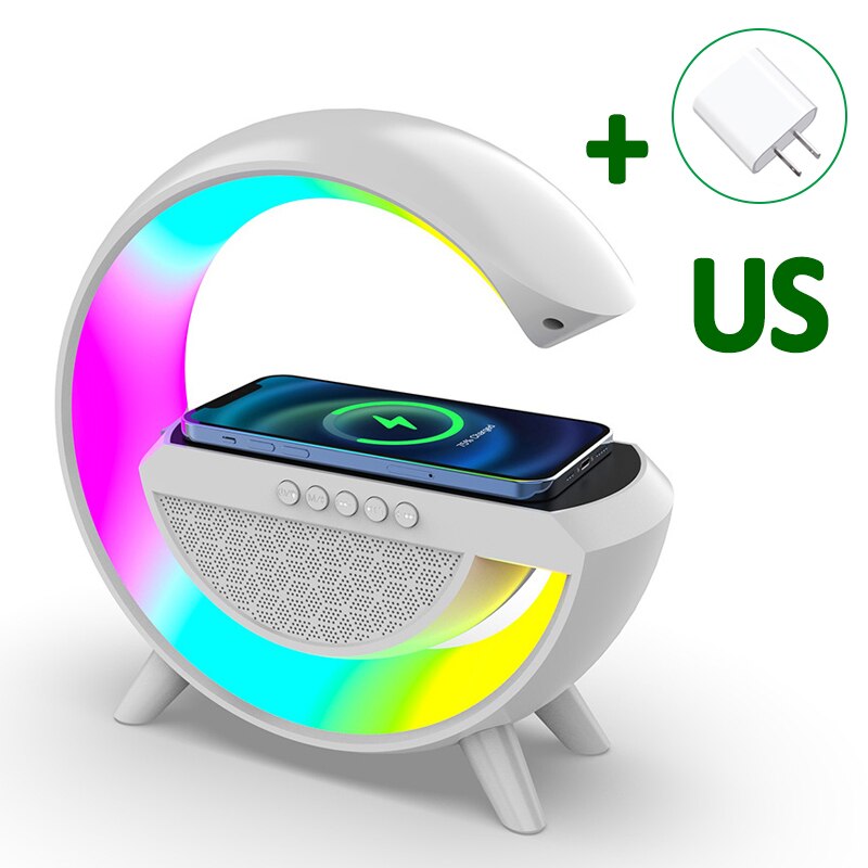 Multifunctional Wireless Charger Stand Pad with Speaker - BestShop