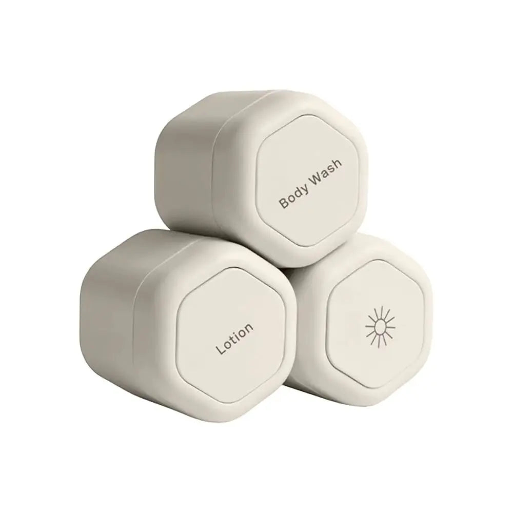 3Pcs Portable Magnetic Cosmetic Dispenser
