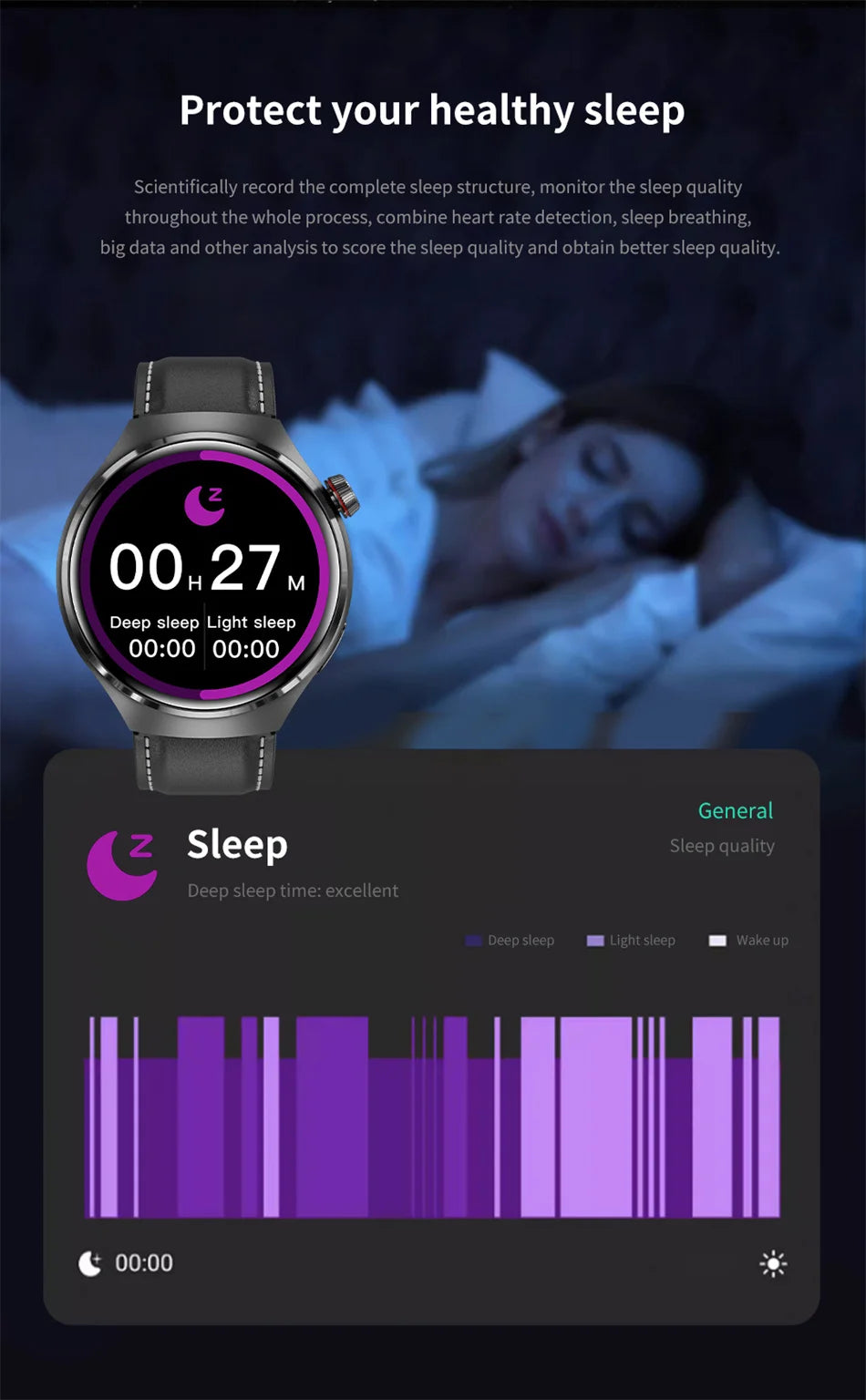 AMOLED NFC Watch GT4 Pro Smartwatch