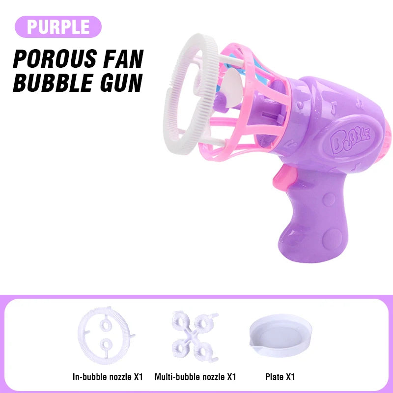2 In 1 Dinosaur Electric Soap Bubble Gun