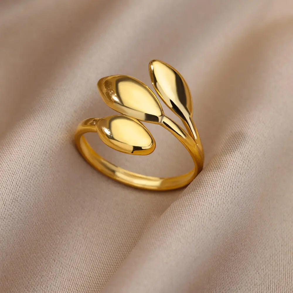 Gold Color Stainless Steel Rings
