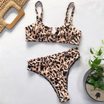 Load image into Gallery viewer, Snake Print Micro High-Waist Bikini - BestShop

