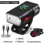 Load image into Gallery viewer, LED Bicycle Light 1000LM USB Rechargeable Bike Front Lamp - BestShop
