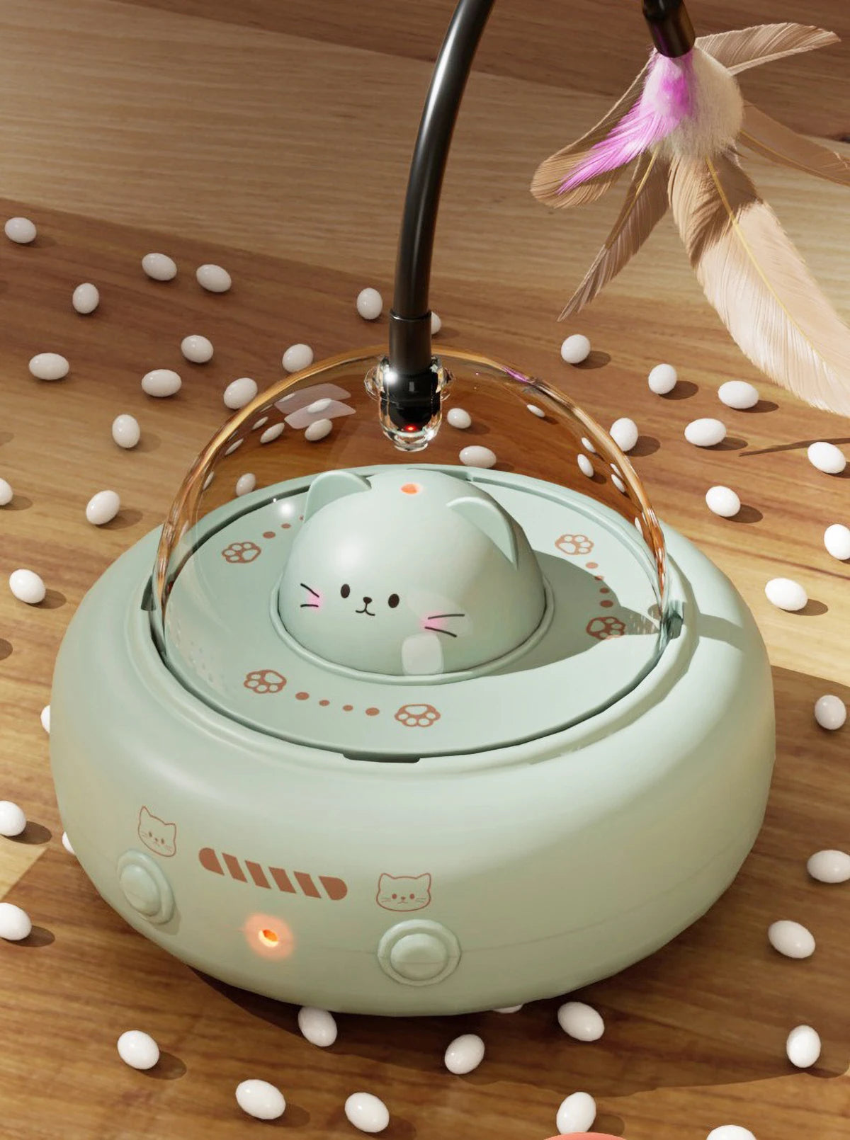 Intelligent Cat Toy with Red Dot Laser