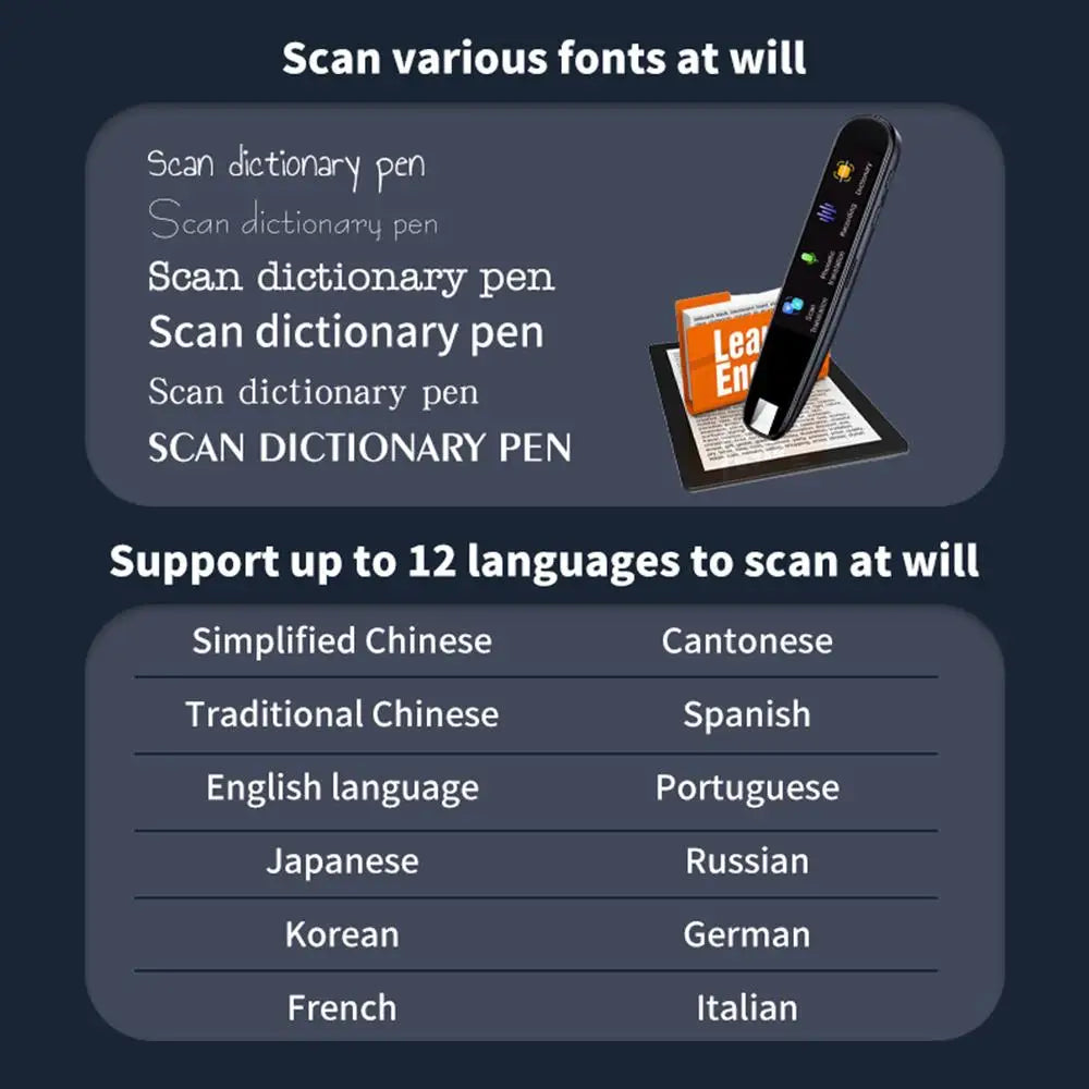 Offline Translation Pen For Teacher Student